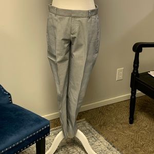 Gap blue and white stripe pants/slacks. Excellent condition. Size 4